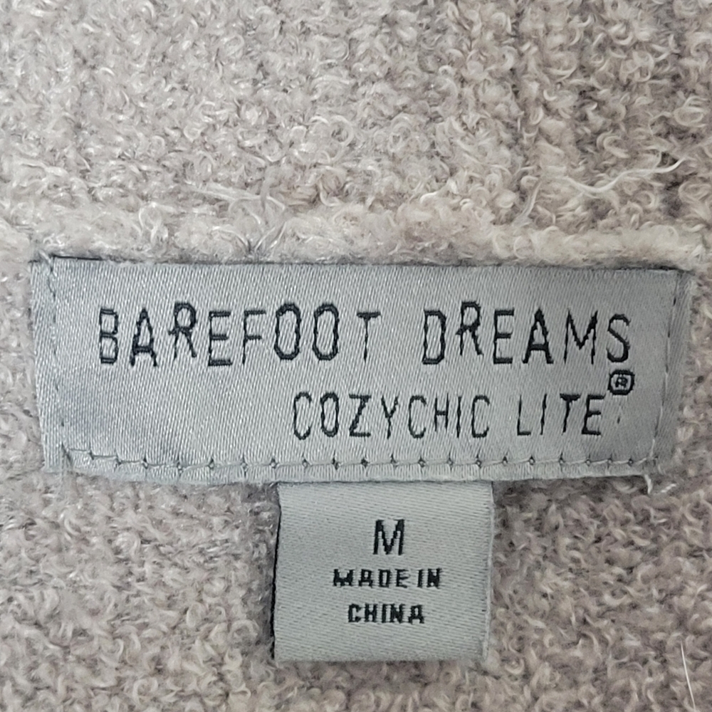 Barefoot Dreams Cozy Chic Lite Circle Cardi In Taupe Size Medium. - Picture 2 of 14